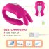 Aixiasia Hera - Vibrador duplo sem fio recarregável (rosa)