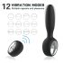 Dylon-Remote: Vibrador Anal Remoto Recarregável (Preto)