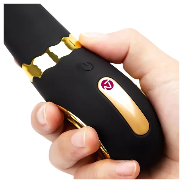 Nomi Tang Getaway Plus 2 - Vibrador recarregável Ponto G (preto e dourado)