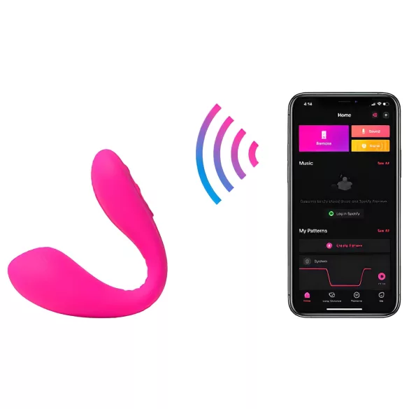 Lovense Dolce - Vibrador de casal controlado por app (rosa)