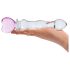 Dildo de Vidro Transparente com Coração