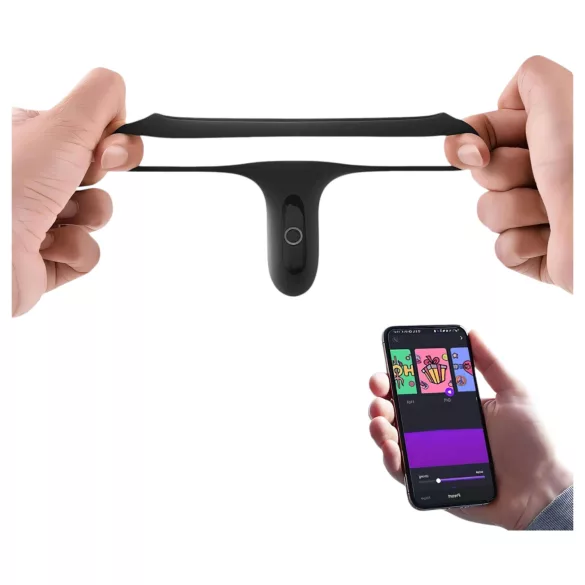 Magic Motion Rise - anel peniano vibratório recarregável inteligente - preto