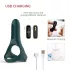 Magic Motion Rise - Anel peniano vibratório controlado por aplicativo, para homens (verde)