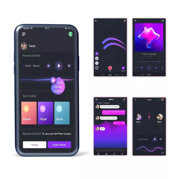 Magic Motion Rise - Anel peniano vibratório controlado por aplicativo, para homens (verde)
