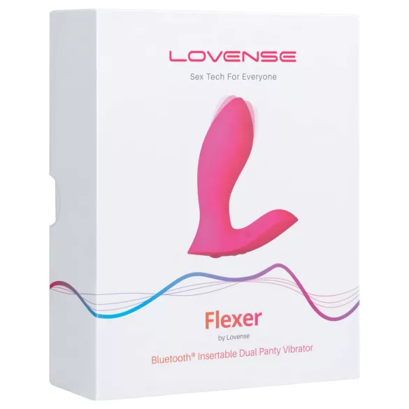 LOVENSE Flexer Panty - vibrador 2 em 1 recarregável (rosa)