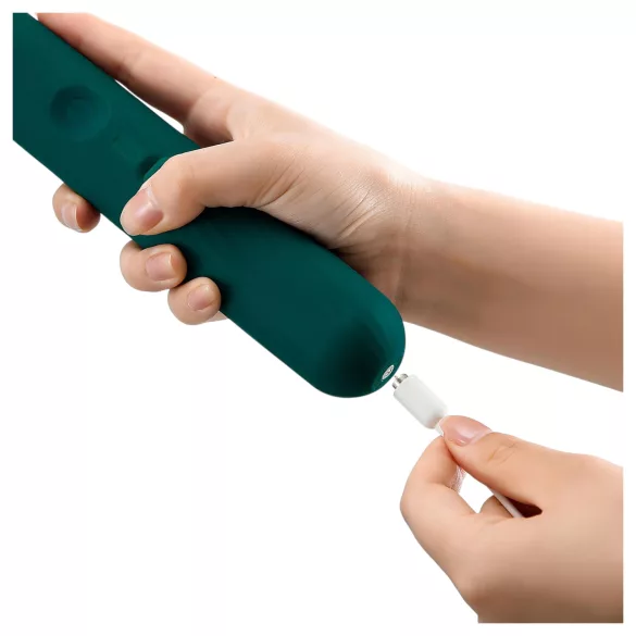 Magic Motion Zenith - vibrador massajador inteligente - silicone verde