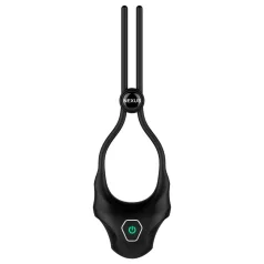   Nexus Forge - anel peniano vibratório ajustável - silicone preto