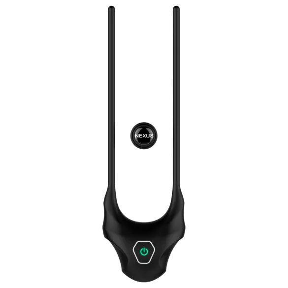 Nexus Forge - anel peniano vibratório ajustável - silicone preto