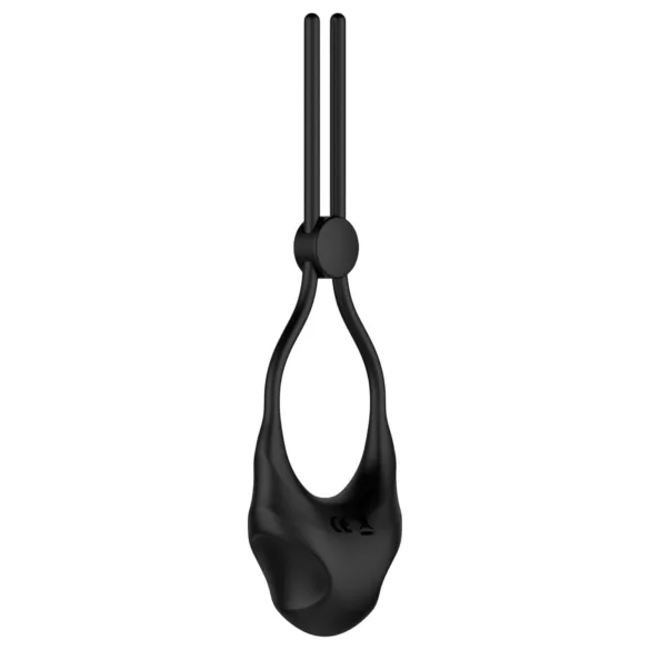 Nexus Forge - anel peniano vibratório ajustável - silicone preto