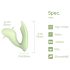 Magic Motion Umi - Vibrador Inteligente 2 em 1 (Verde)