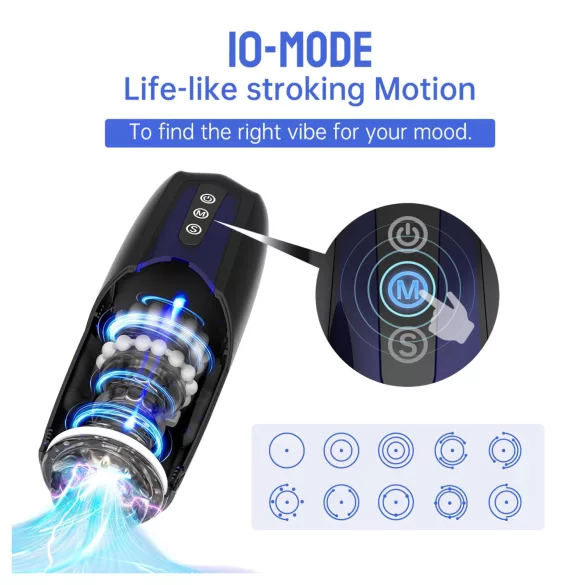 Magic Motion Xone - masturbador masculino inteligente - silicone azul