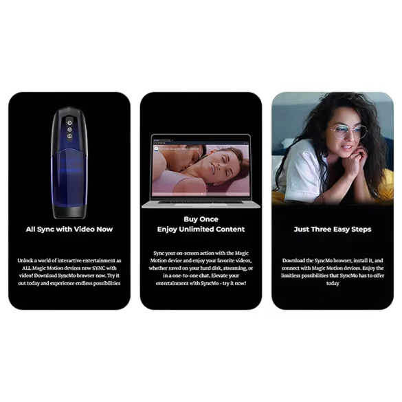 Magic Motion Xone - masturbador masculino inteligente - silicone azul