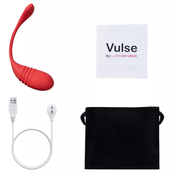 LOVENSE Vulse - ovo vibratório inteligente com movimento de impulsos (vermelho)