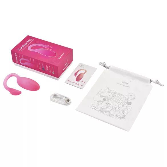 Magic Motion Flamingo Max - Ovo vibratório controlado por app (rosa)