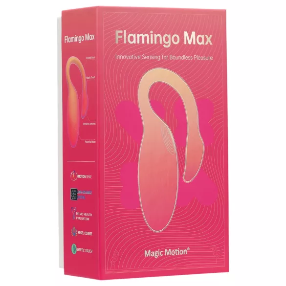 Magic Motion Flamingo Max - vibrador ovo inteligente - silicone laranja