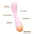 Vush Peachy G-Spot - Vibrador recarregável para ponto G (rosa)