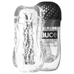 Sauce - masturbador masculino compacto - transparente