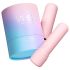 Vush Pop Gloss - mini vibrador à prova d'água (rosa)