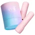 Vush Pop Gloss - mini vibrador recarregável à prova d’água - rosa