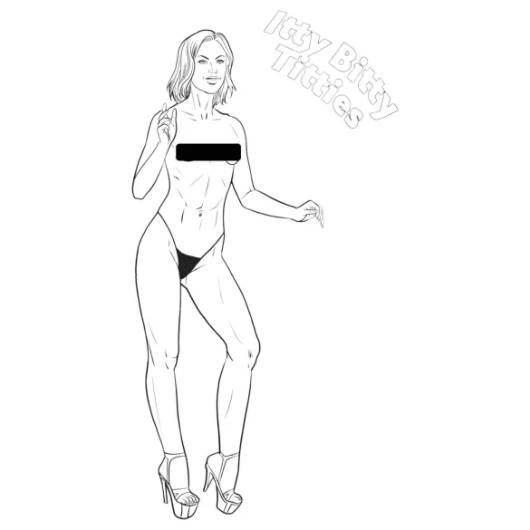 WoodRocket - Livro para colorir adulto erótico - seios