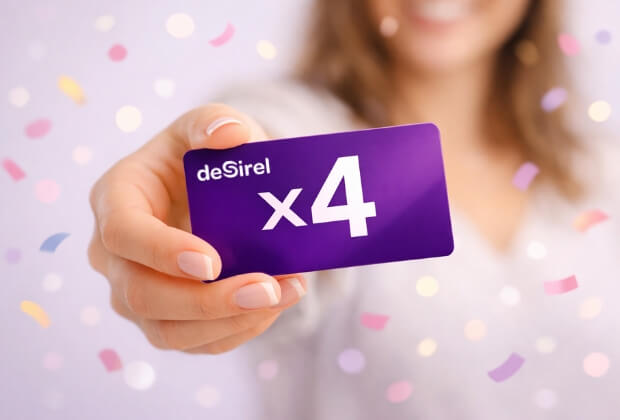 4x pontos de fidelização – Só por tempo limitado!