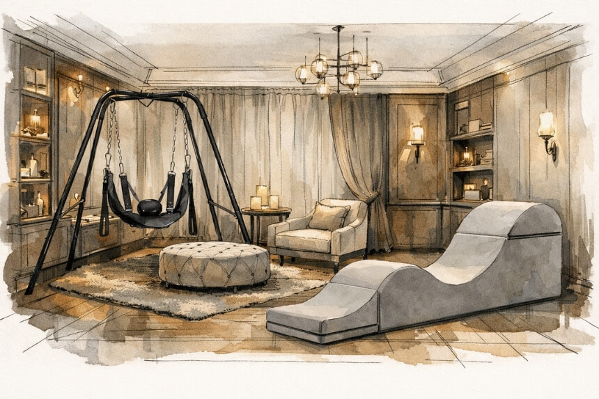 Ideias para quarto erótico e layout de playroom adulto - Desirel.pt Sex Shop